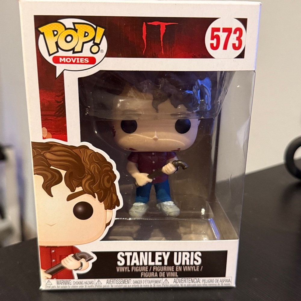 NIB Funko Pop! Movies: “IT” -  573 Stanley Uris: Vinyl Figure